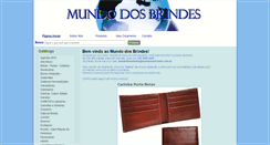 Desktop Screenshot of mundodosbrindes.com.br